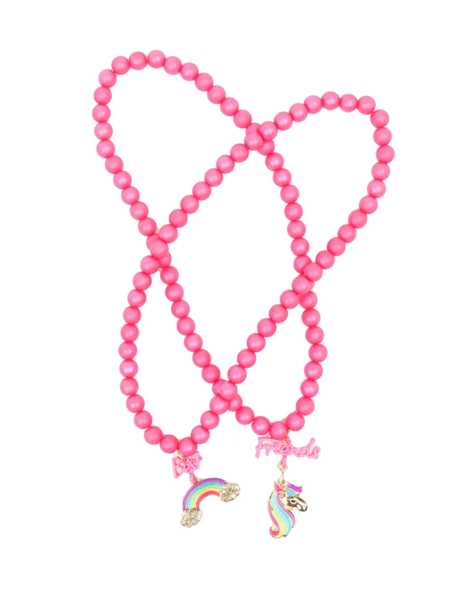 Great Pretenders Best Friends Rainbow Unicorn Necklace Set