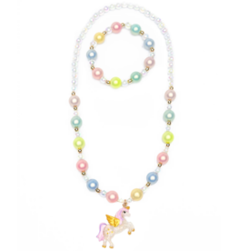 Great Pretenders Happy-Go-Unicorn Necklace/Bracelet Set