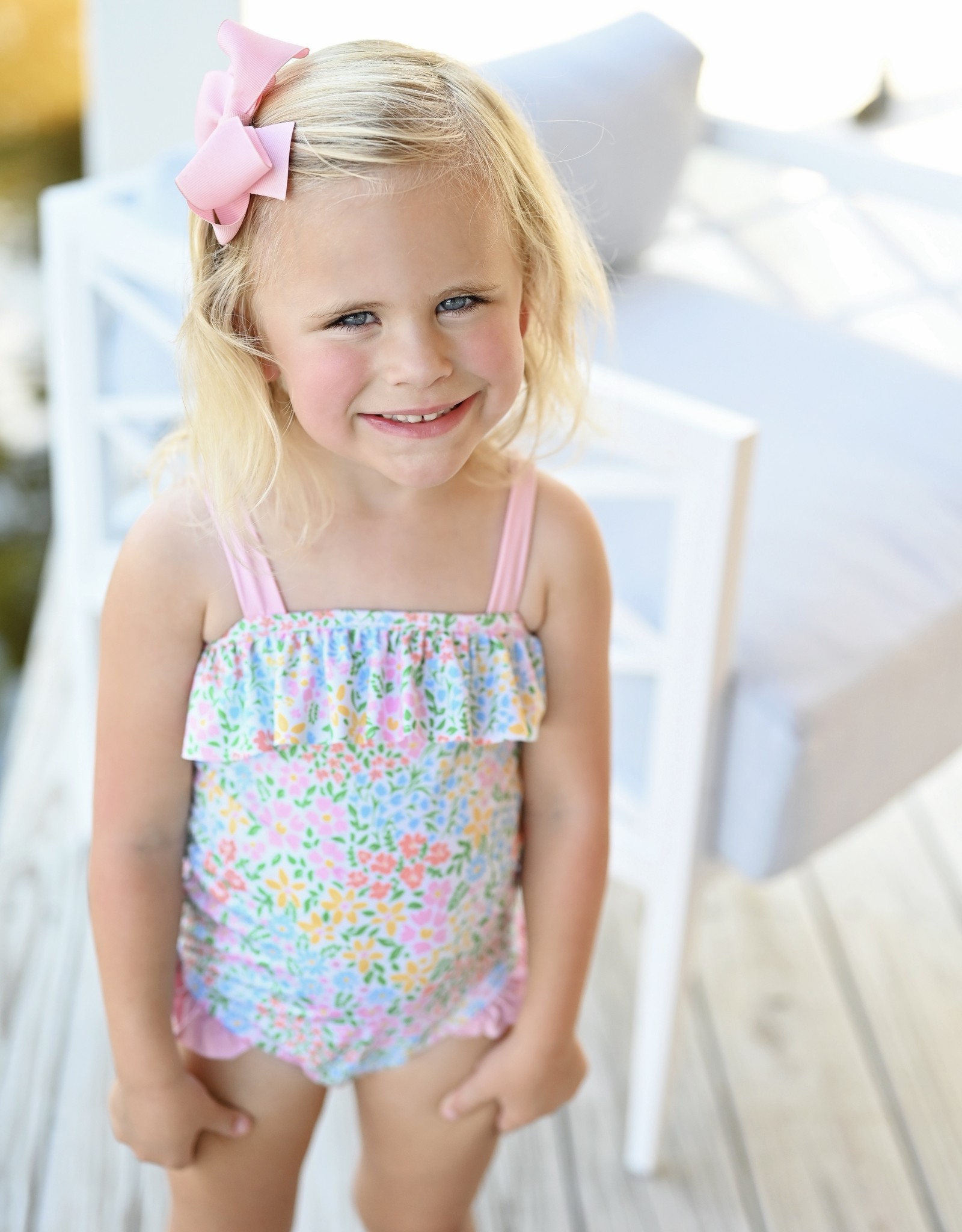 James and Lottie Cora One Piece Swim in Floral