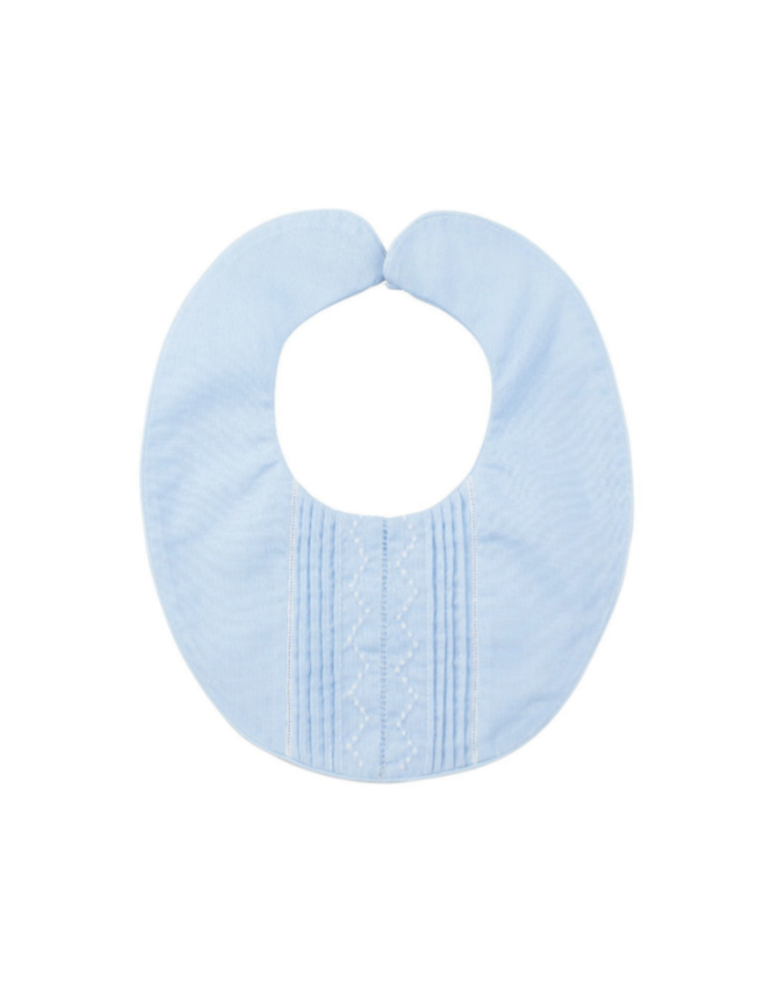 Feltman Brothers Blue Pintucked Bib