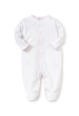 Kissy Kissy New Kissy Dots Print Footie, White/Pink