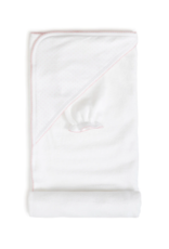 Kissy Kissy New Kissy Dots Towel w/ Mitt, White/Pink