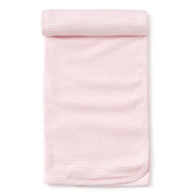 Kissy Kissy Pink Stripe Blanket