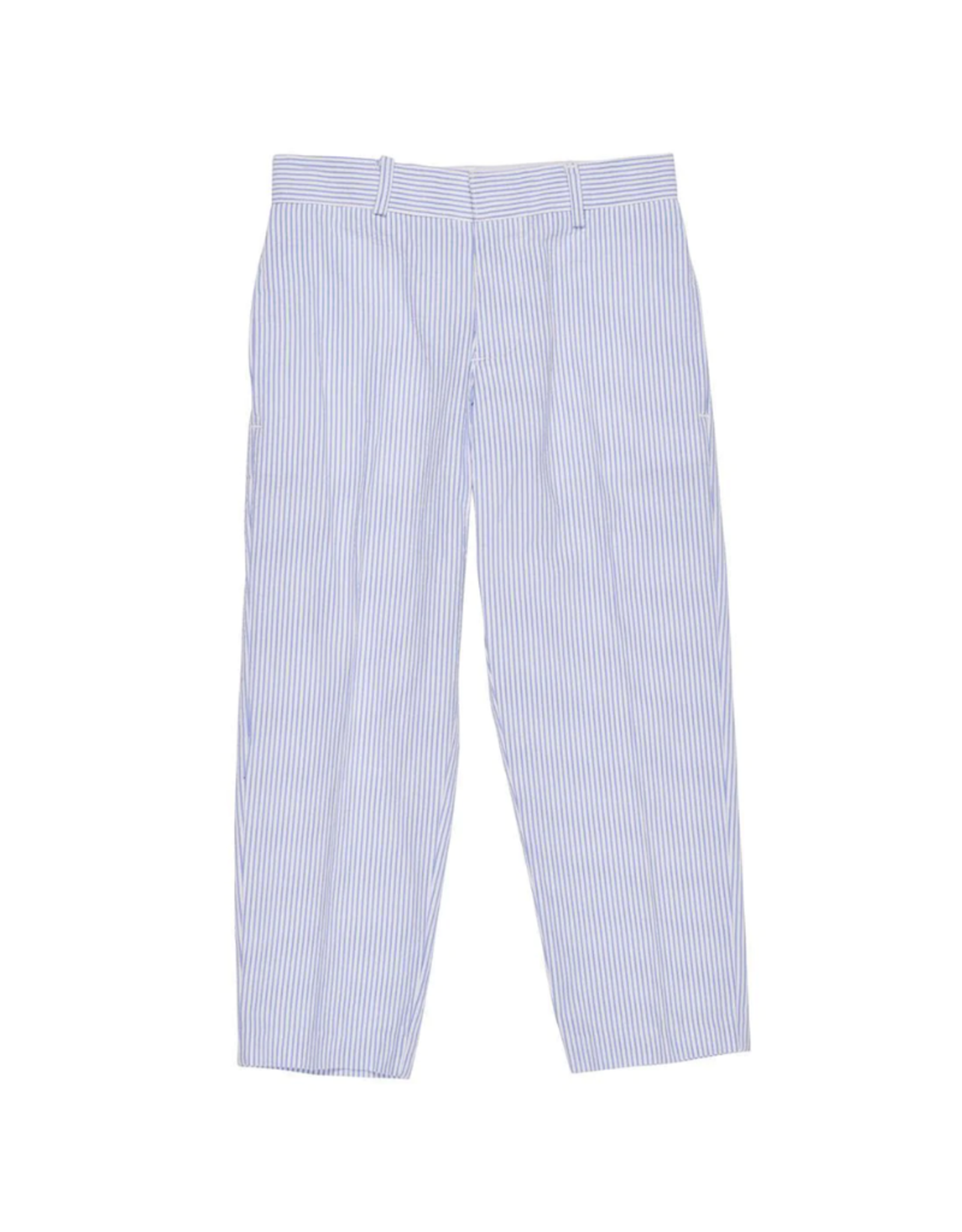Florence Eiseman Blue and White Striped Seersucker Pants