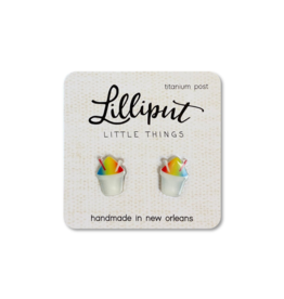 Lilliput Little Things Rainbow Snowball Earrings