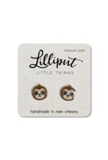 Lilliput Little Things Sloth Stud Earrings