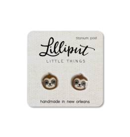 Lilliput Little Things Sloth Stud Earrings