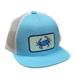 Properly Tied Youth Trucker Hat Topo Crab
