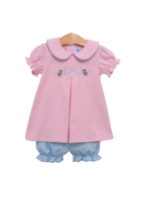 Trotter Street Kids Bunny Embroidery Bloomer Set