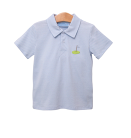 Trotter Street Kids Golf Embroidery Polo