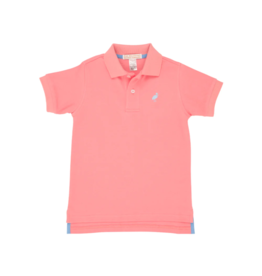 The Beaufort Bonnet Company Prim and Proper SS Polo - Parrot Cay Coral The Beaufort Bonnet Company Prim and Proper SS Polo - Parrot Cay Coral