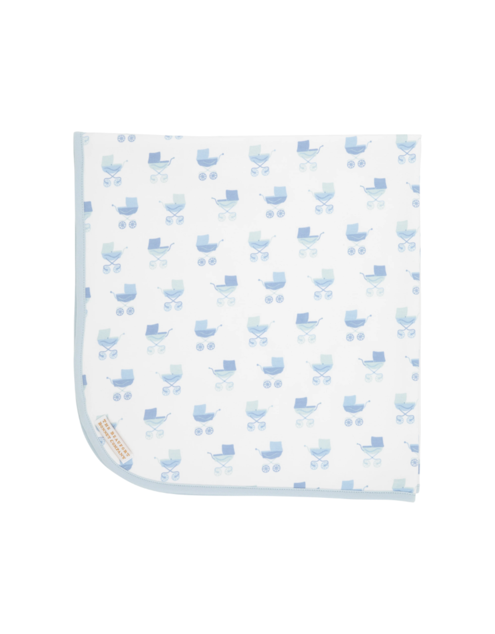 The Beaufort Bonnet Company Baby Buggy Blanket, Pram Parade Buckhead Blue