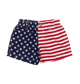 Properly Tied LD Mallard Shorts Freedom Flag