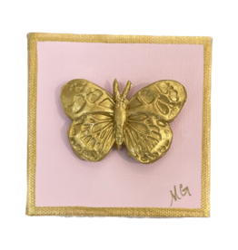 Butterfly Canvas Pink