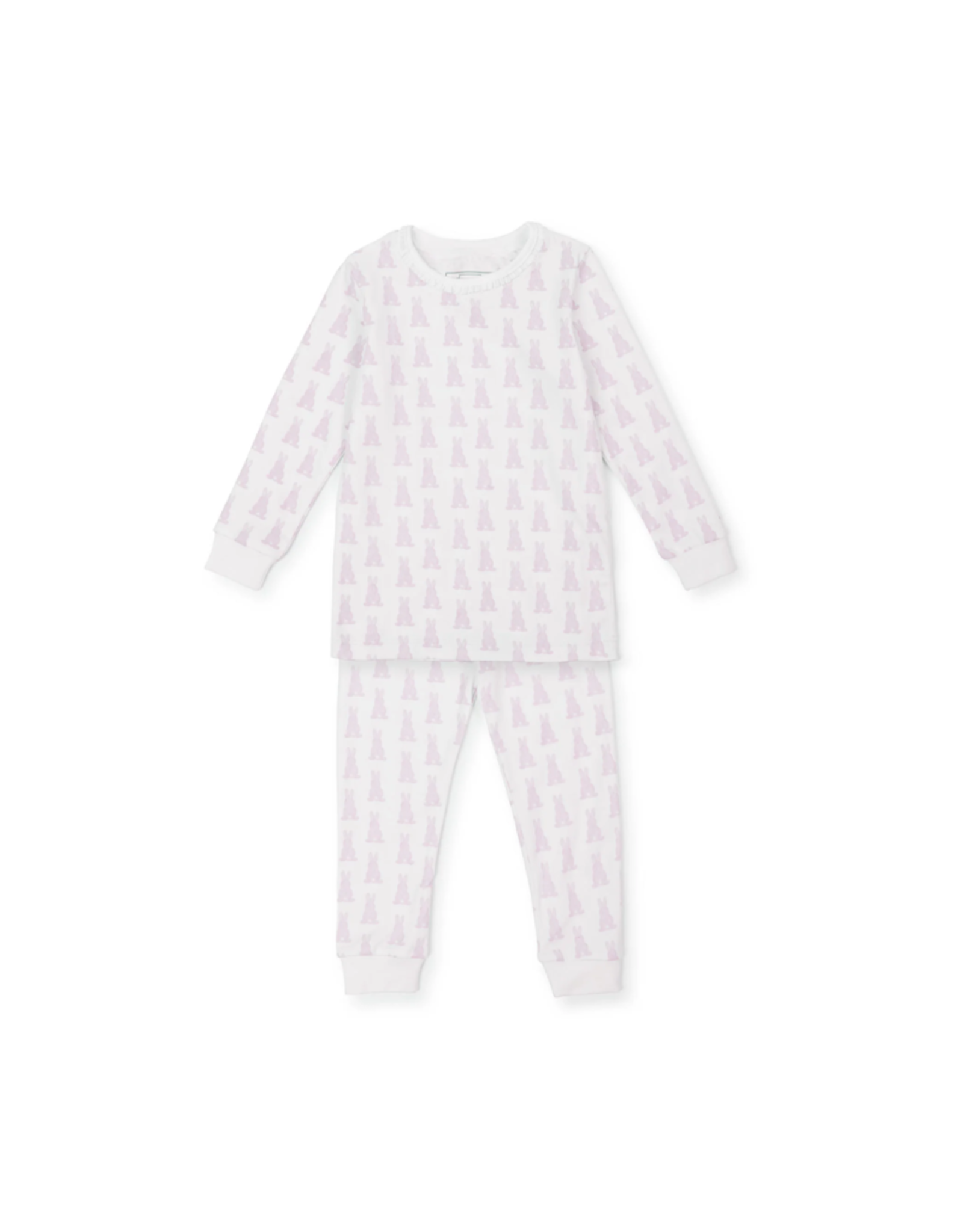 Lila + Hayes Ava Pajama Set, Bunny Tails Pink