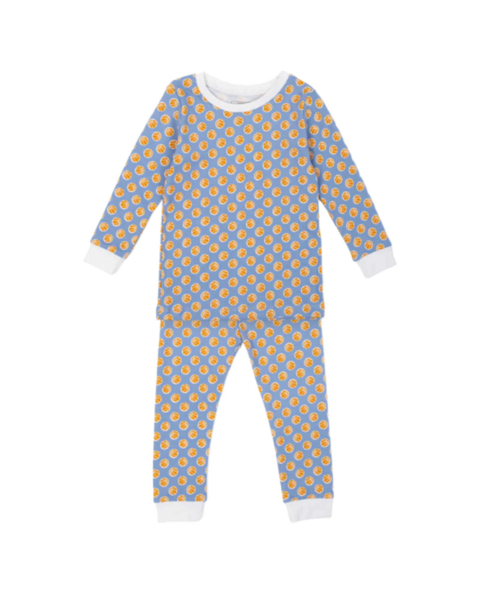 Lila + Hayes Grayson Pajama Set, Hoop It Up Blue