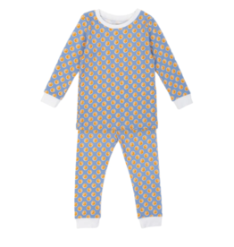 Lila and Hayes Grayson Pajama Set, Hoop It Up Blue