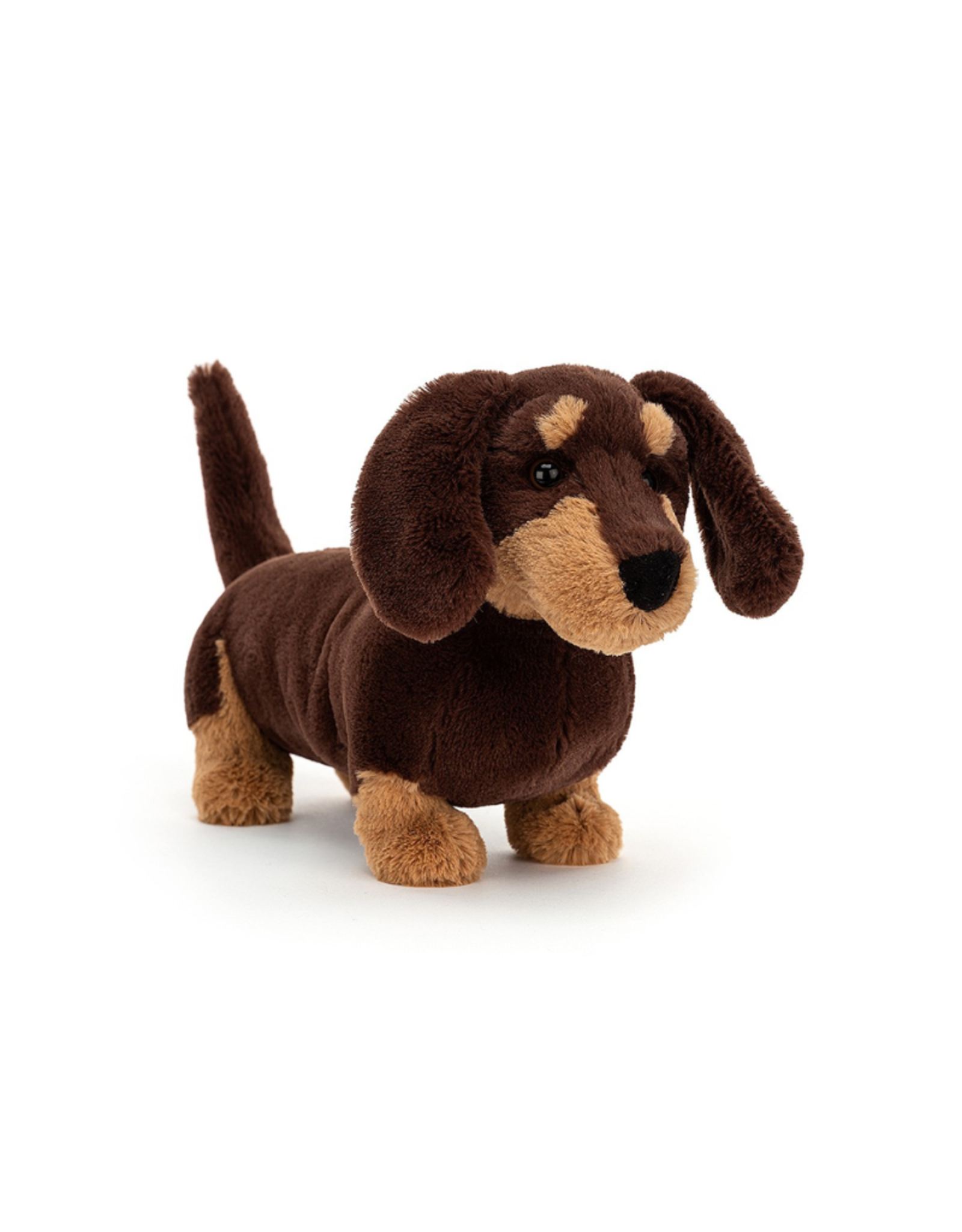 Jelly Cat Bashful Rufferty Black & Cream Puppy Original