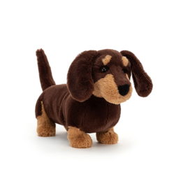 Jelly Cat Bashful Rufferty Black & Cream Puppy Original