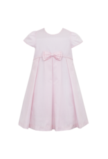 Anavini Pink Batiste Dress with Bow