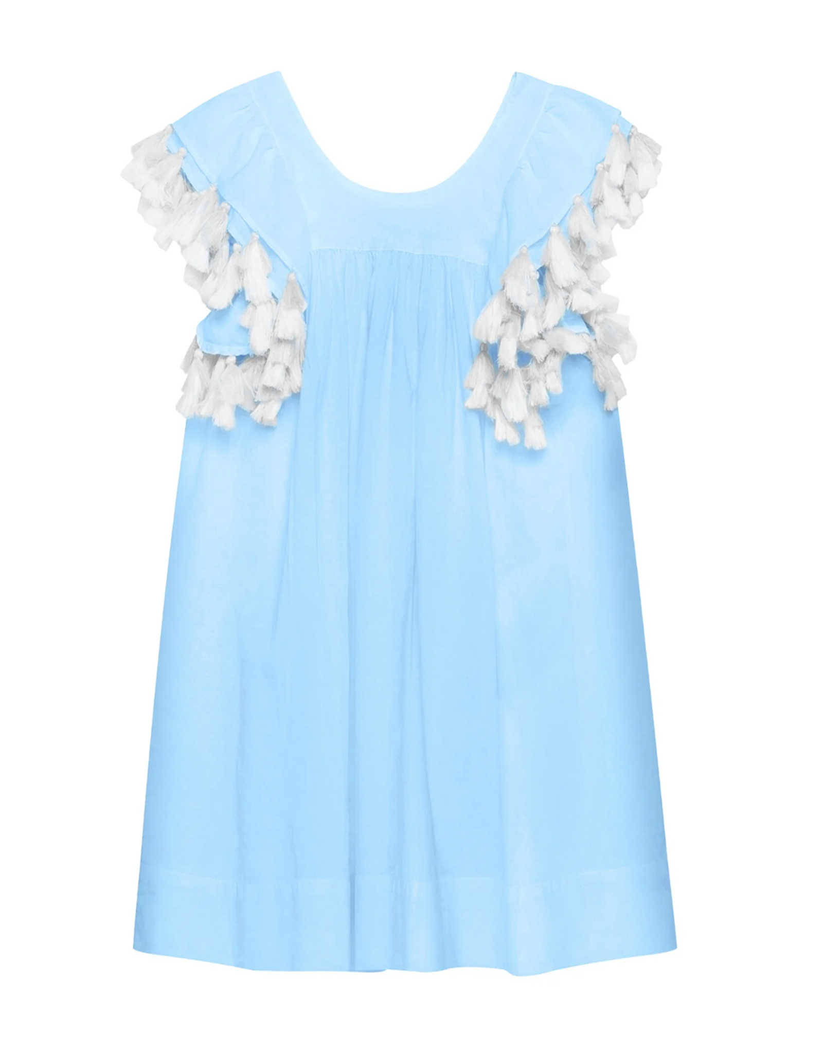 Stella Cove Blue Beach Dress with Tassels