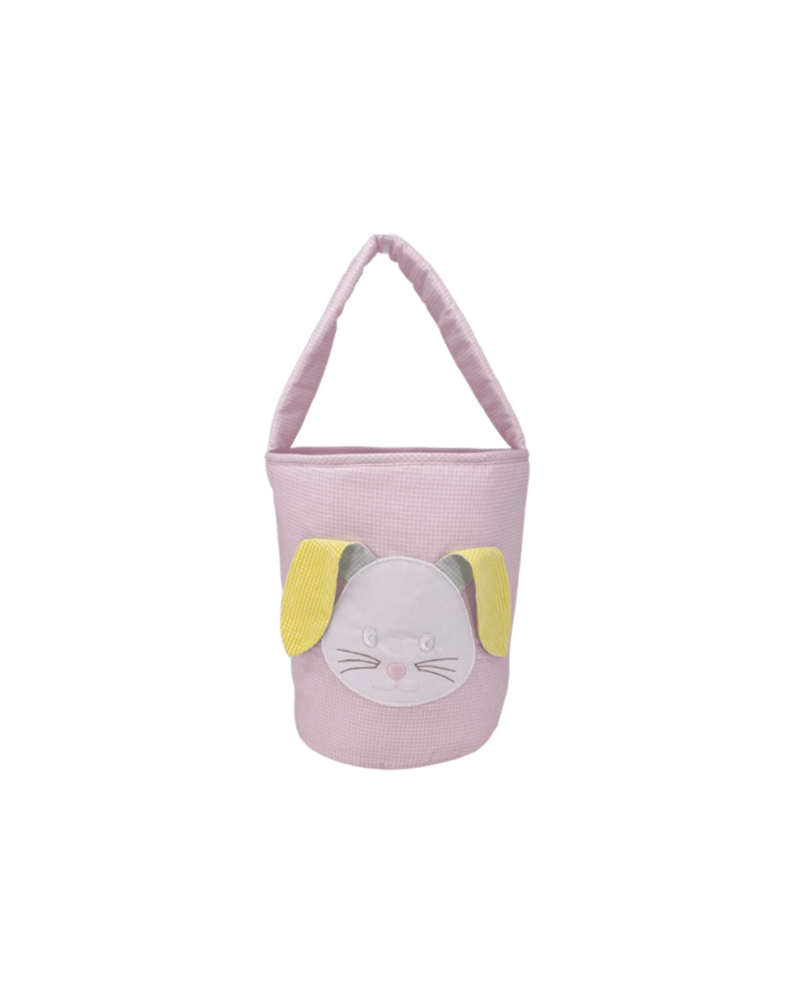 LullabySet Pink Mini Gingham Bunny Basket