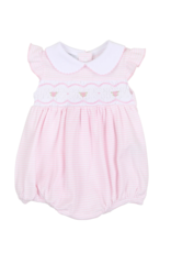 Magnolia Baby Arthur And Anna Smocked Collar Flutter Bubble PK