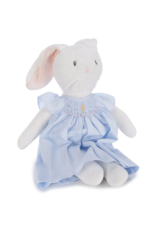 Petit Ami Bunny Doll Blue Smocked Dress
