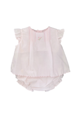 Petit Ami Pink Diaper Set With Flowers 5962