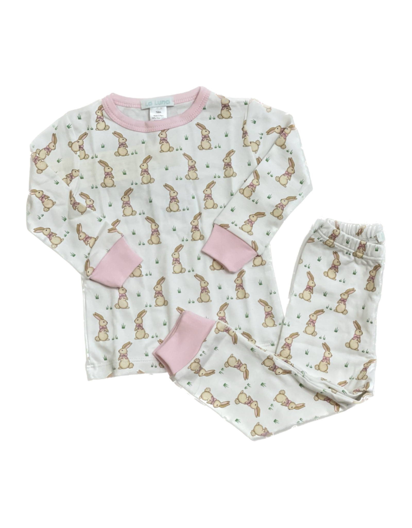 Baby girl deals bunny pajamas