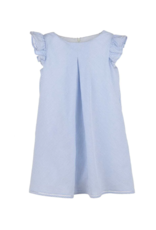 Charlize Blue Seersucker Dress