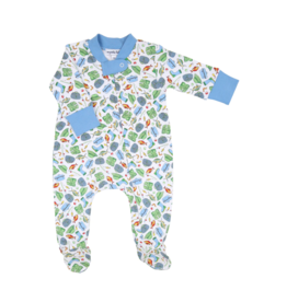 Magnolia Baby Fish All Day Zipper Footie