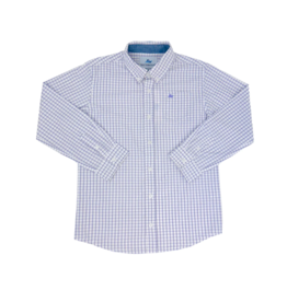 SouthBound LS Button Down Dress Shirt, Lavender Windowpane