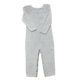 Light Blue Argyle One Piece