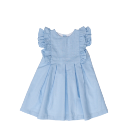The Oaks Braleigh Blue Linen Dress