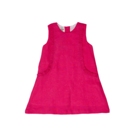 The Oaks Kora Hot Pink Linen Dress