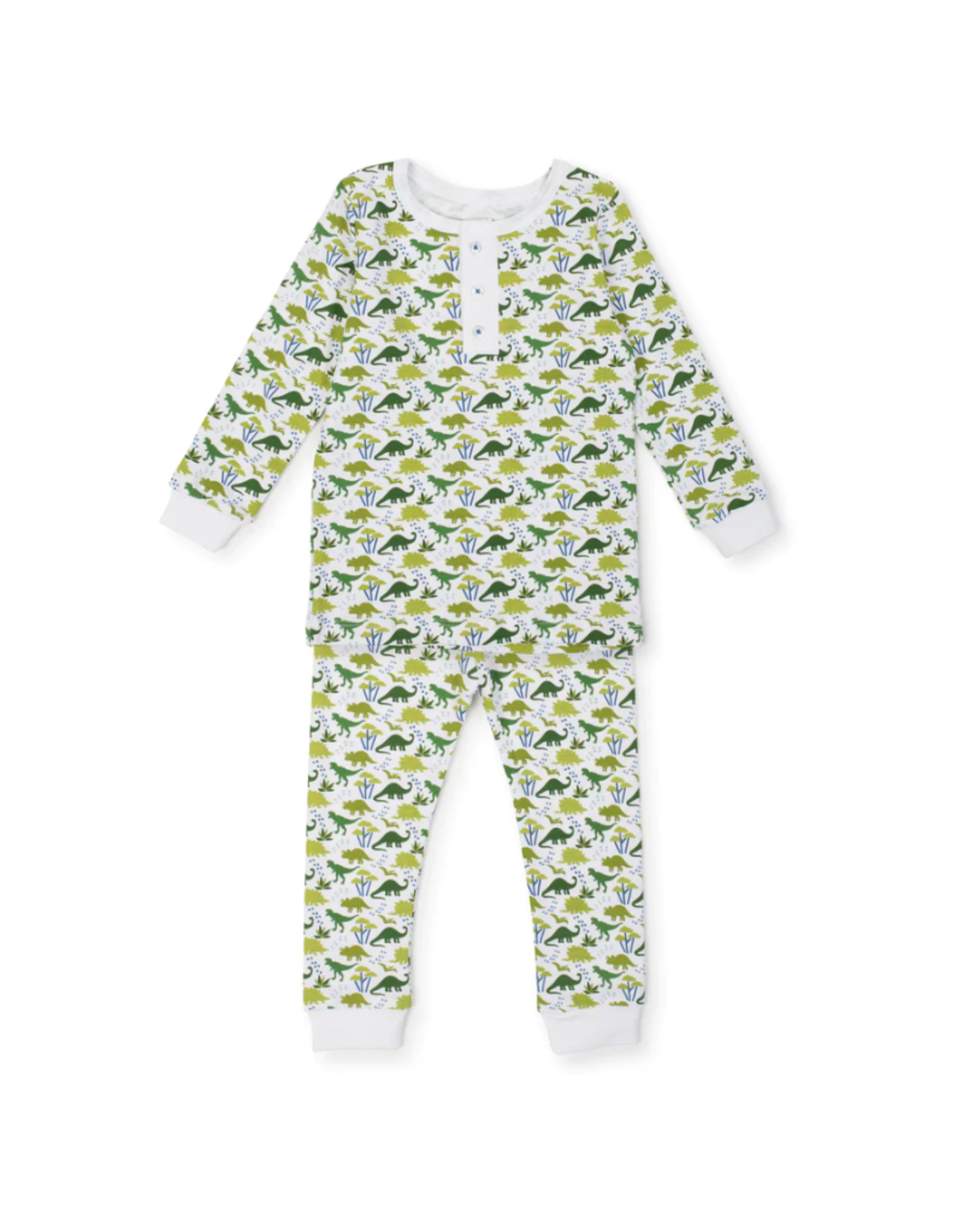 Lila + Hayes Jack Pajama Set, Dino Safari