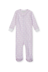 Lila + Hayes Parker Zip Pajama, Counting Sheep Pink