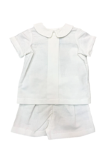 Funtasia Too White Linen Pleat Front Short Set