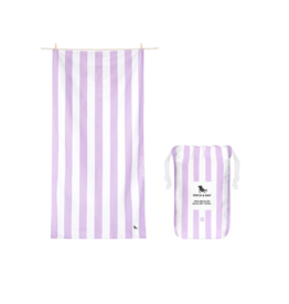 Dock & Bay Lombok Lilac Striped Quick Dry Towel L (63X35")