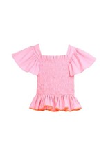 Bisby India Top, Palm Springs Pink