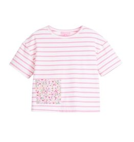 Bisby Boxy Tee - Dianthus Floral