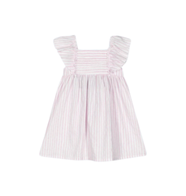 Babidu Pink Cabana Stripe Smock Dress (90488)