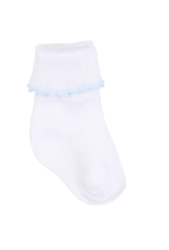 Magnolia Baby Baby Joy Embroidered Socks Light Blue