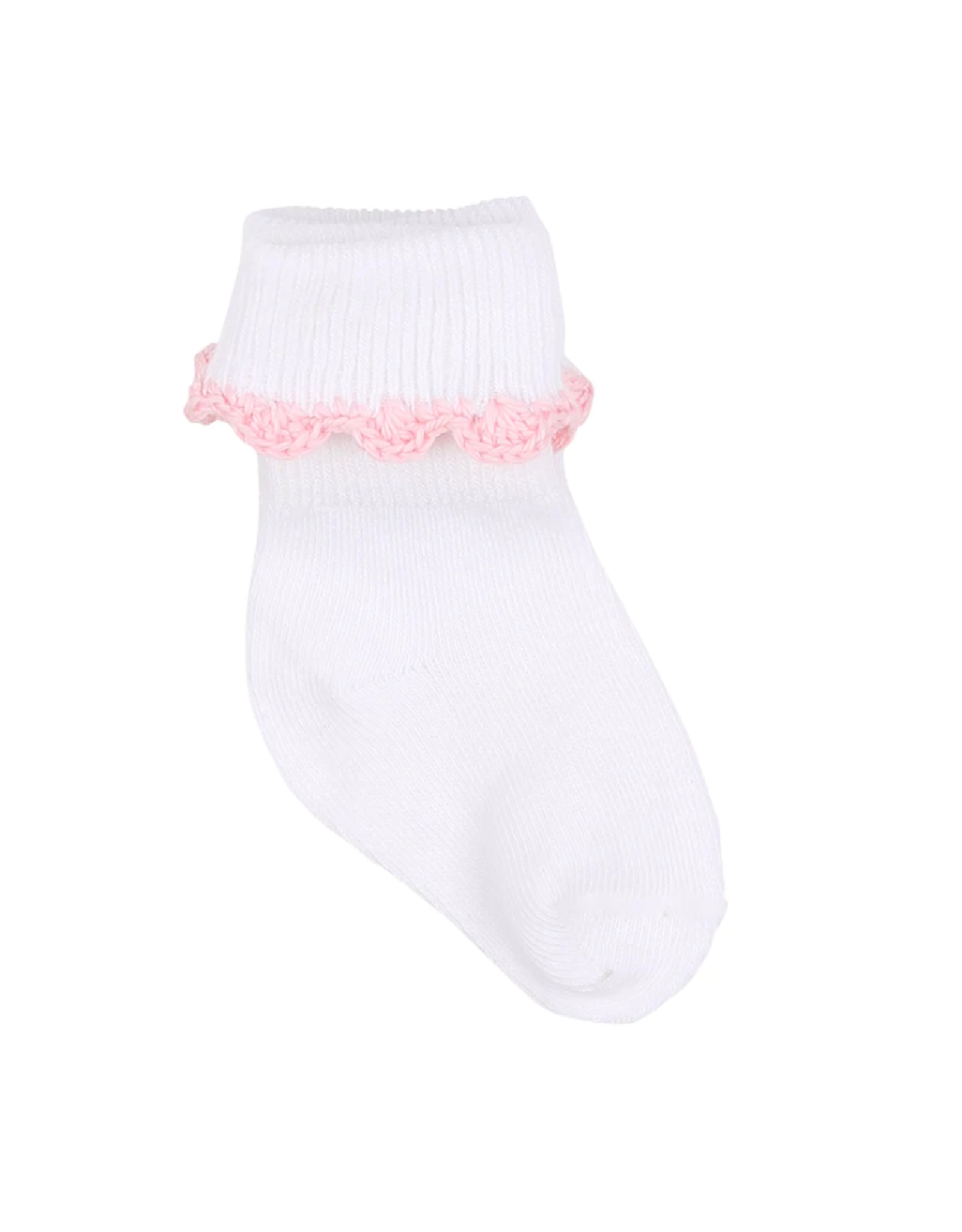 Magnolia Baby Baby Joy Embroidered Socks Pink