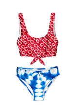 Stella Cove Ruby Coral Tie Dye Bikini
