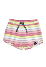 Feather4Arrow Castaway Swim Short Sunset Stripe