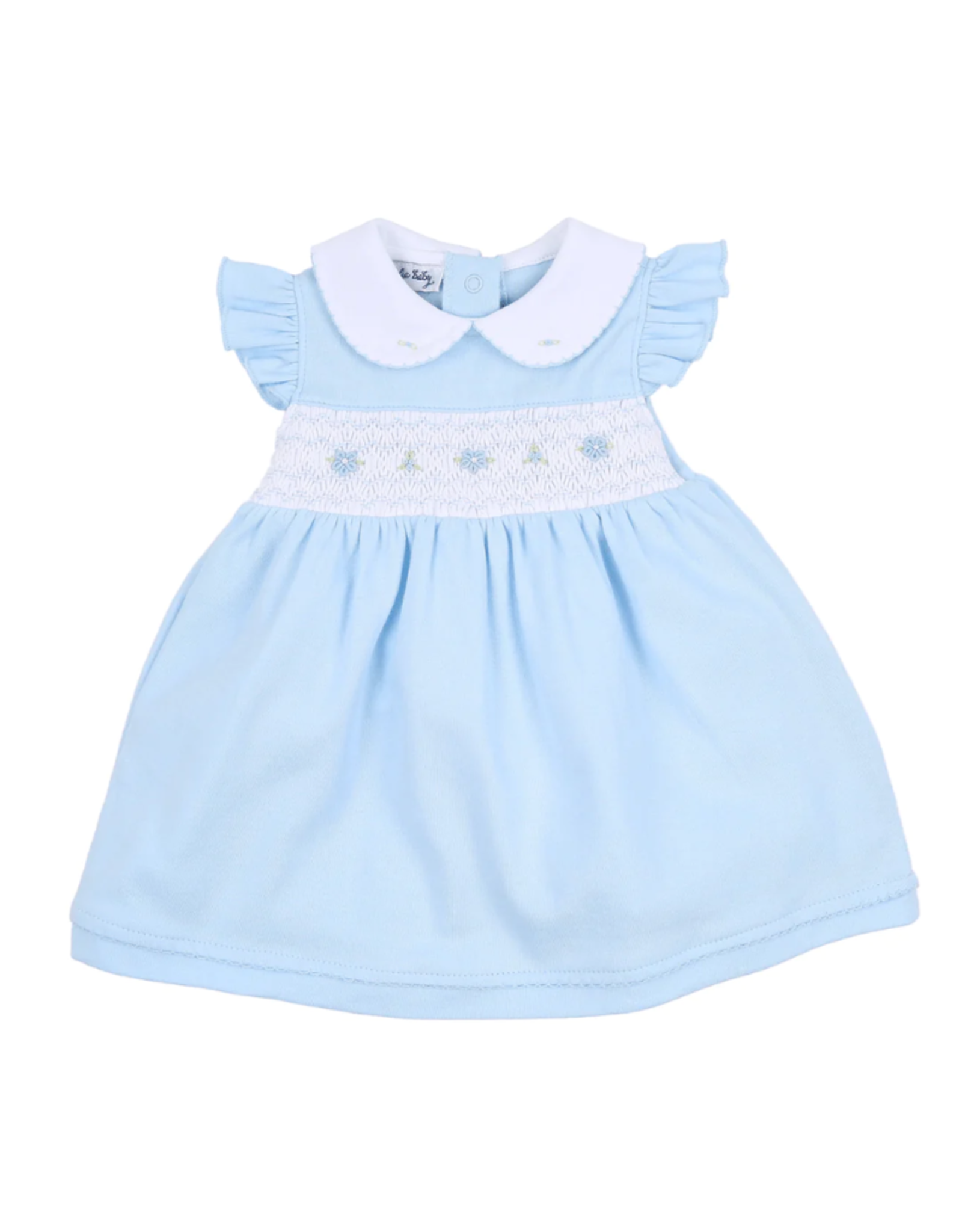 Magnolia Baby Hailey And Harry Smock Collar Flutter Dress