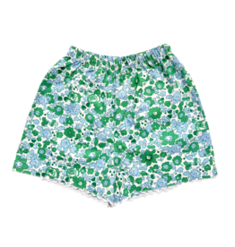 Peggy Green Two Pocket Shorts- Libba Floral