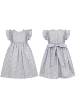 Claire and Charlie Pink/Blue Liberty Dress w/ Smocking